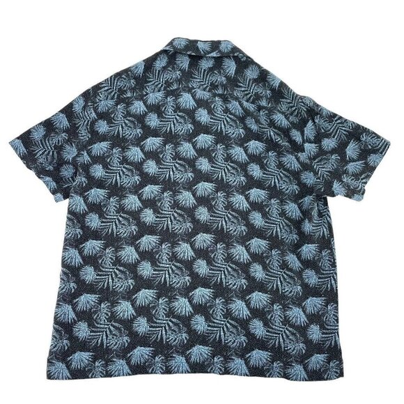 Nat Nast Silk Blend Tropical Palm Vacation Hawaiian Short Sleeve Shirt size XL - Picture 3 of 5